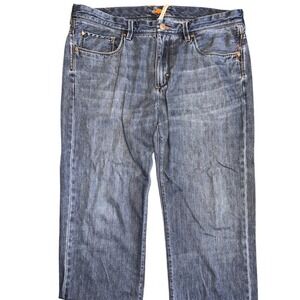 Tommy Bahama Men's‎ Blue Denim Jeans Straight Standard Fit 38x32 Medium Wash